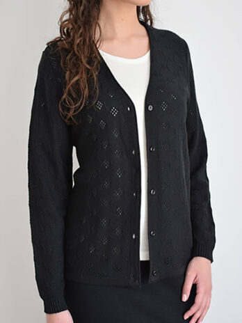 Ζακέτα βαμβακερή με μακρύ μανίκι ρόμβοι