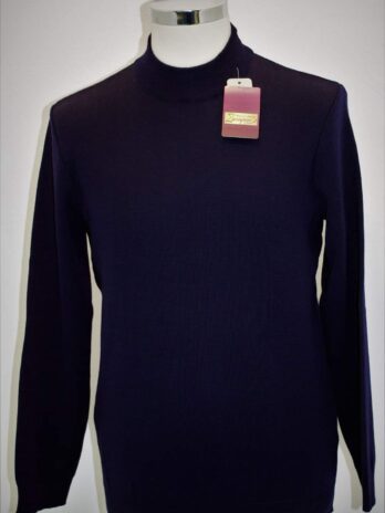 Ανδρικό πουλόβερ με μισό ζιβάγκο