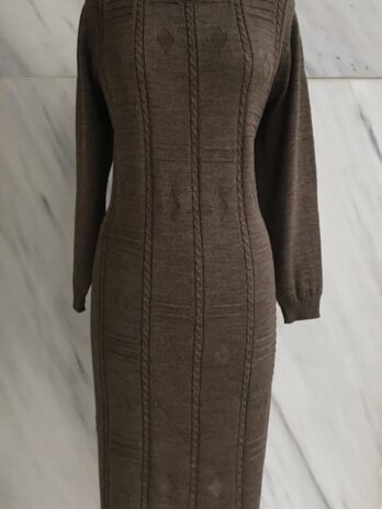 Πλεκτό φόρεμα με πλέξη_ 2