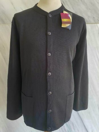 Ιερατική ζακέτα ανδρική λαιμόκοψη μακριά